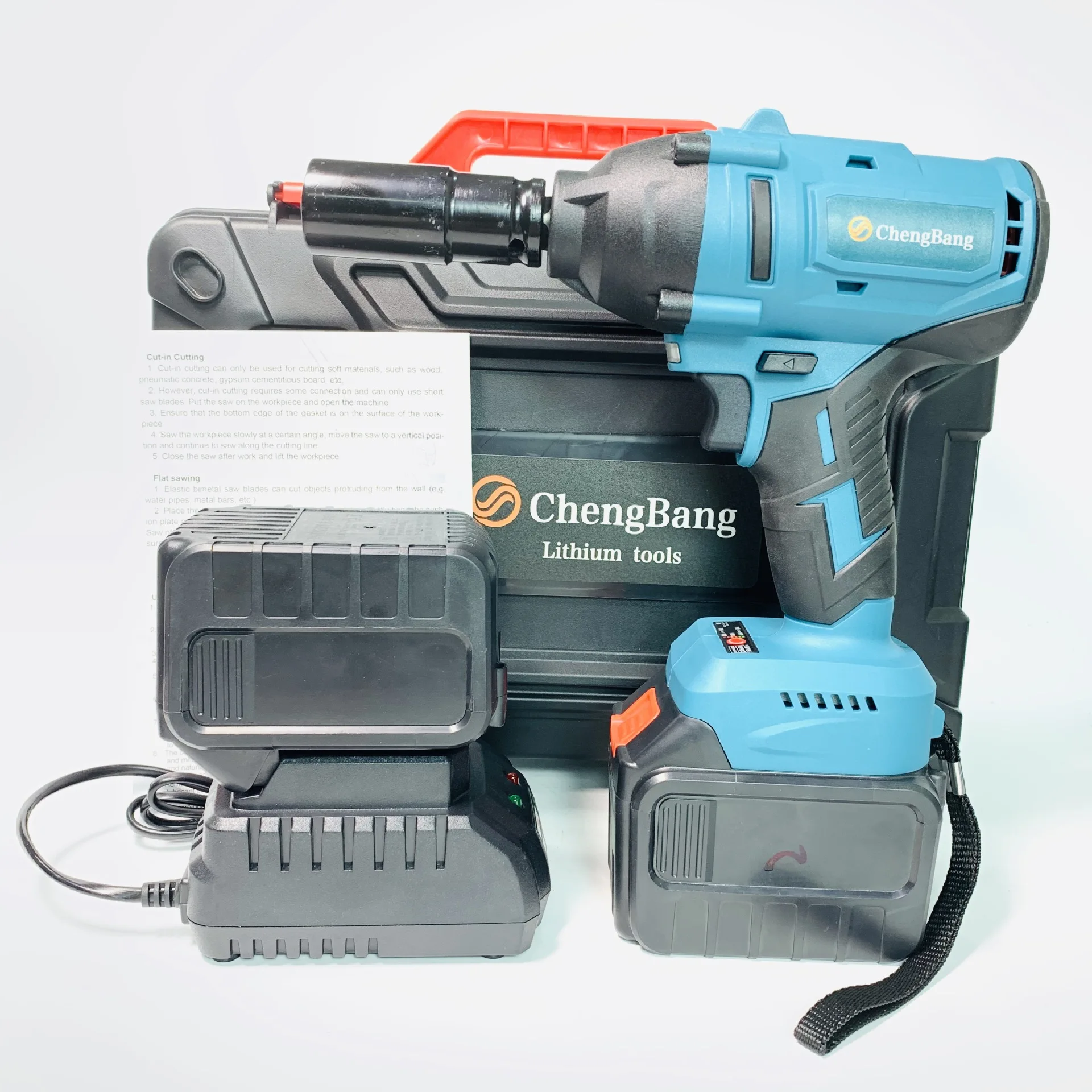 

Литиевый электрический бесщеточный гайковерт 1000 нм, мощная перезаряжаемая электрическая пушка с высоким крутящим моментом, аккумулятор 02 ...