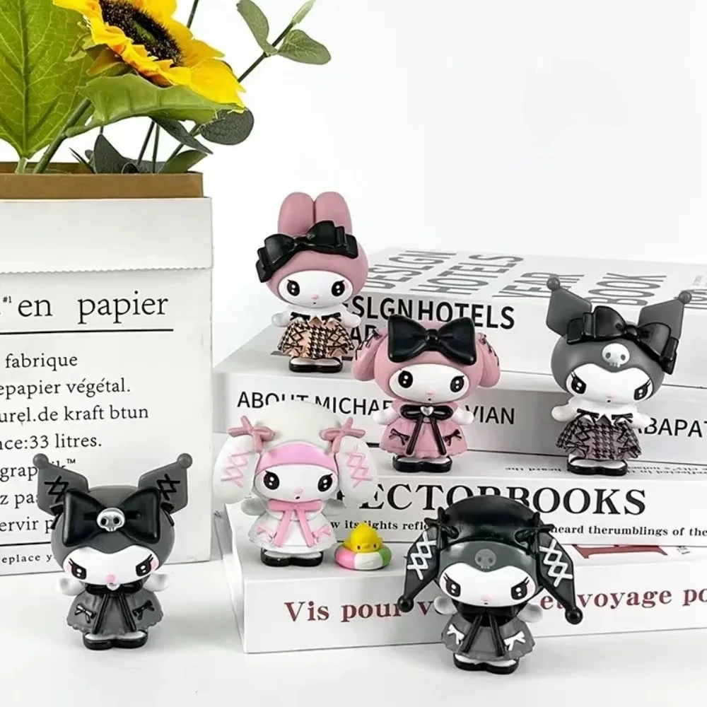 Фото Sanrio 4 см мини Kuromi My Melody слепая коробка персонаж мультфильма фигурки куклы сумка-сюрприз милая модель коллекция игрушка подарок на праздник №3