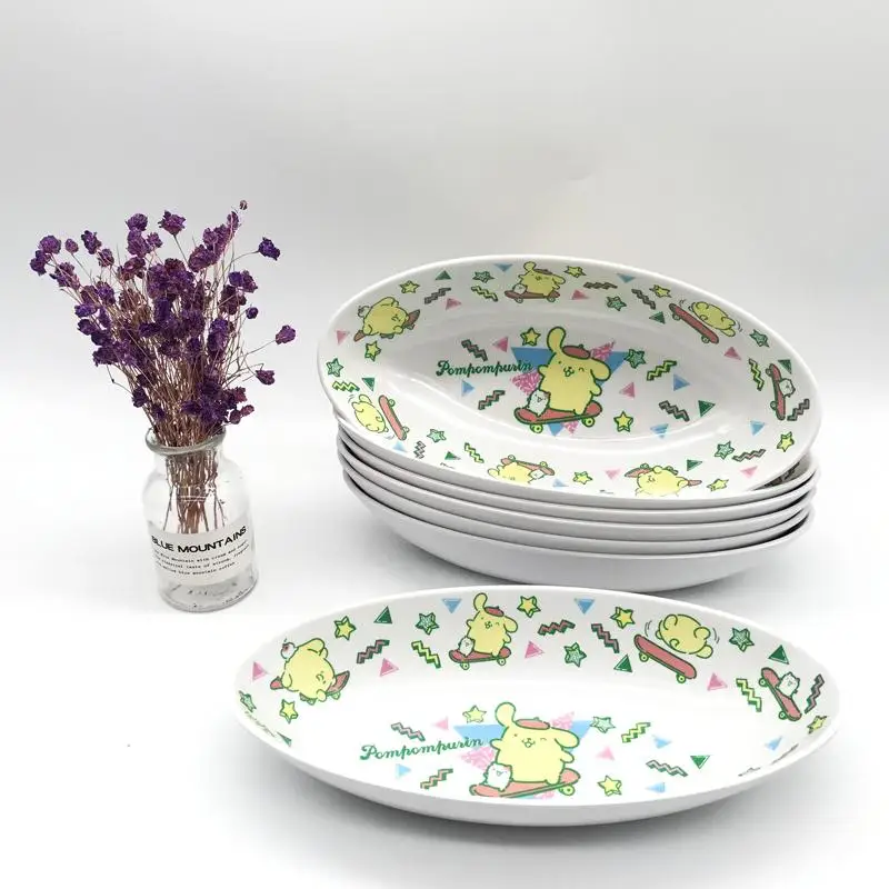 

Милая миска в форме лодки из искусственной кожи с помпоном в мультяшном стиле для ресторана Милая Красивая Милая миска-лапша подарок для де...