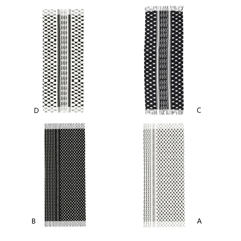 Дышащий мужской уличный шарф Куфия в этническом стиле палестинский с защитой от