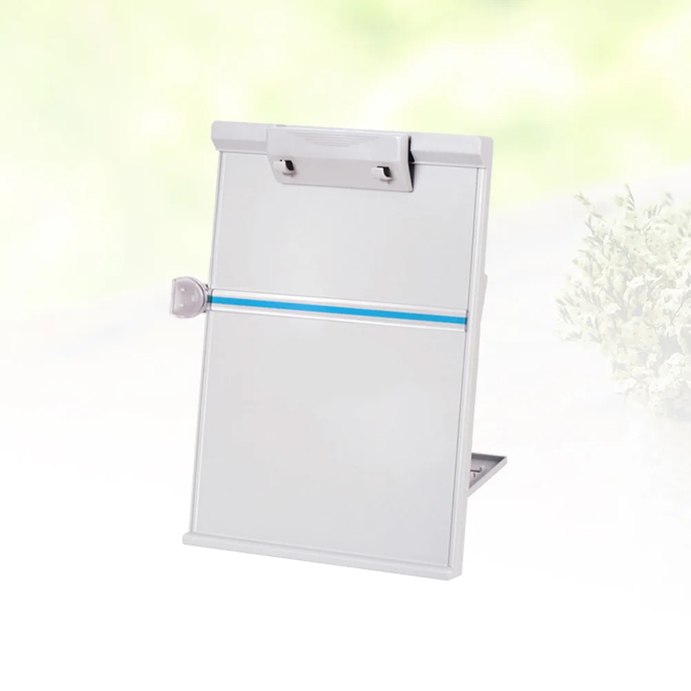 

Book Holder Reading Stand Adjustable Typing Documents Resttray Paper Monitor Documentmarble White Black Shieldkitchen Tall X