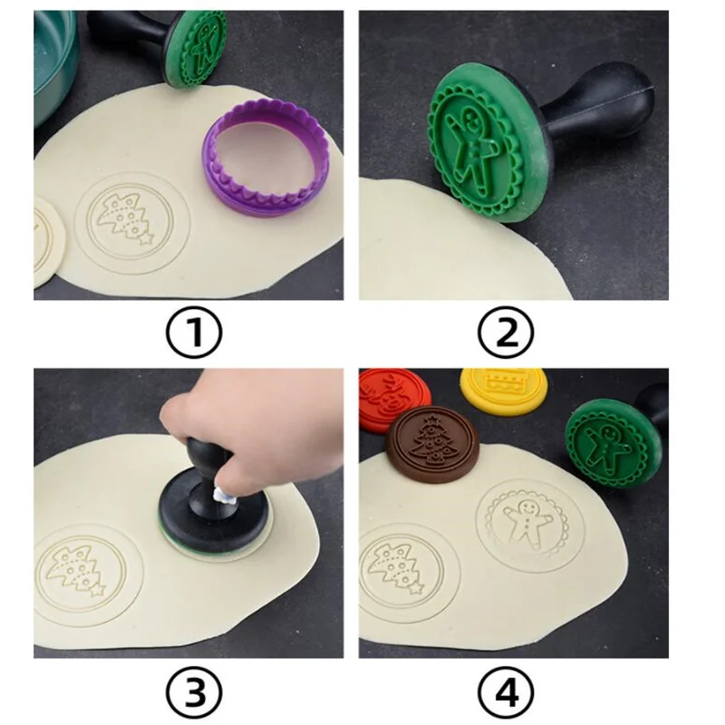 5 шт. формы для выпечки печенья на рождественской тематике |