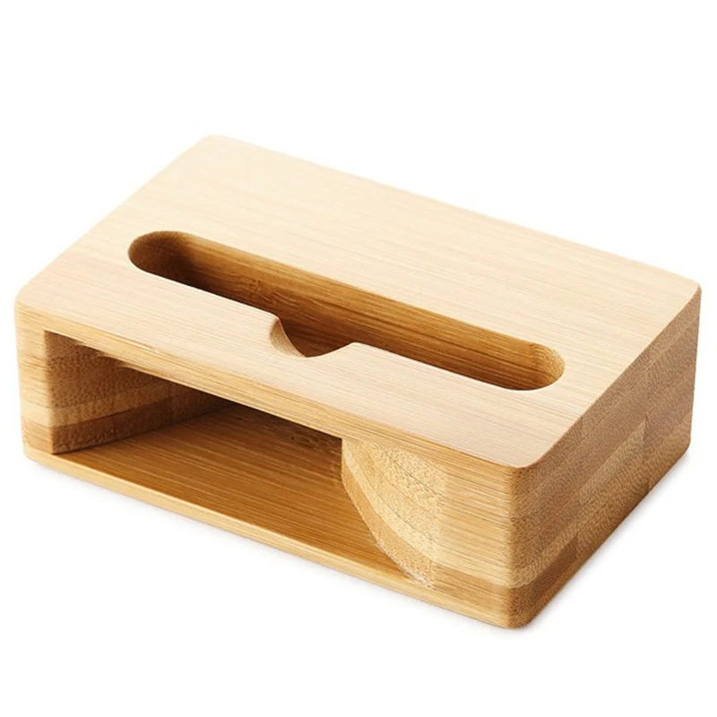 Держатель для громкоговорителя бамбуковый усилитель звука динамик Iphone Xiaomi Huawei