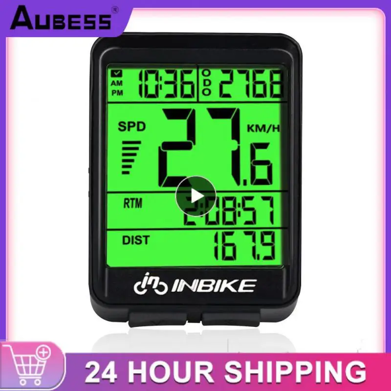 

INBIKE Waterproof Bicycle Riding Odometer Speed Detector Life Lifestyle Sports Outdoors LED Screen Measurable Watch IC321