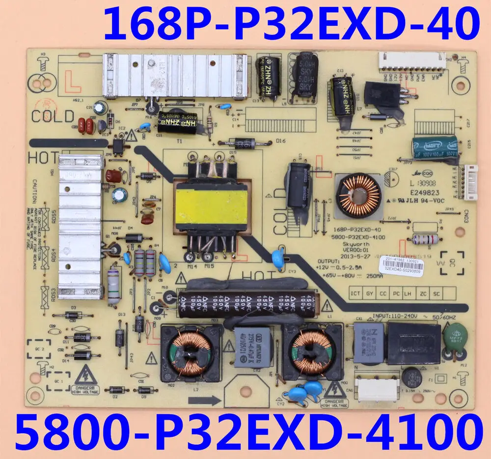 

Для платы питания Skyworth 168P-P32EXD-40 5800-P32EXD-4100