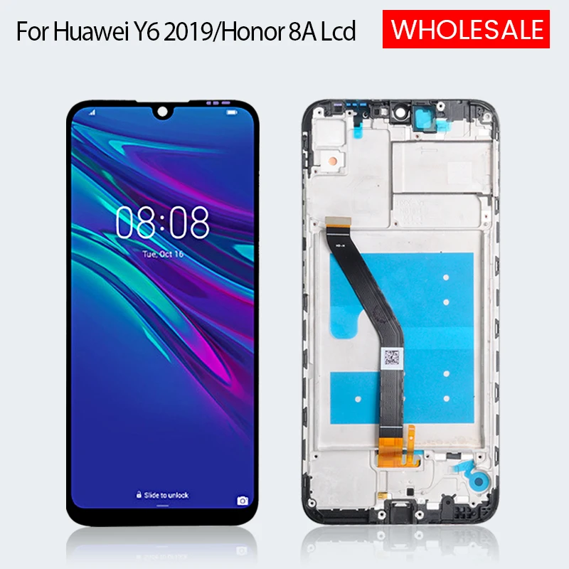 

Brand New For Huawei Y6 2019 LCD Touch Screen Digitizer Repair Parts Y6S 2019 Assembly For Honor 8A Display With Tools Free Ship