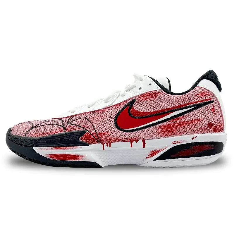 【Настроить】Nike Air Zoom G.T. Баскетбольные кроссовки Cut Academy мужские низкие красные