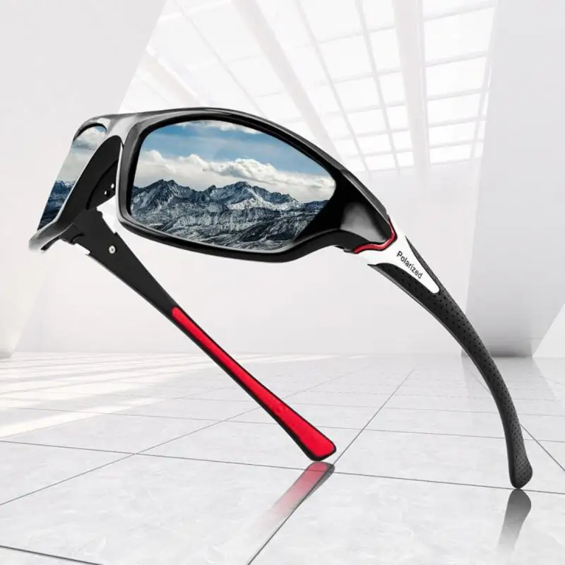 Купи Polarized Men's Sunglasses Classic Glasses For Fishing Camping Hiking Glasses Driving Eyewear MTB Cycling Goggles Travel Shades за 125 рублей в магазине AliExpress