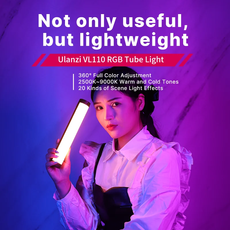 

Аккумулятор для магнитной камеры Ulanzi VL110RGB Iightweight
