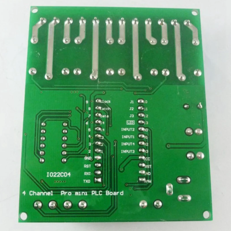 Плата Mini PLC DC 5-24 В 4Ch Pro релейный модуль экрана для светодиодного дисплея Arduino