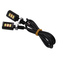 1pcs universal car motorcycle license number plate screw bolt light bulb lamp motorbike styling tools accessories 12v 3led