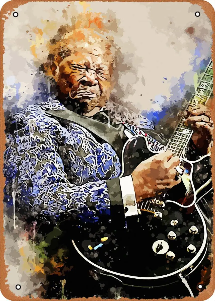 Акварель BB king Супер лучший металлический жестяной знак плакат винтажный