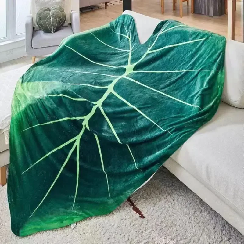 

Супермягкое Гигантское Одеяло в виде листьев, 150 Х200 см, одеяло в виде растений, для кровати, дивана Gloriosum, домашний декор, раскладное теплое полотенце, одеяло, рождественский подарок