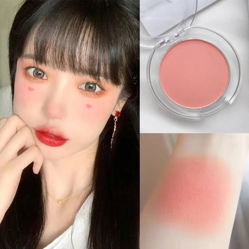 

6 Colors Pink Peach Blush Pallete Natural Face Contour Cheek Tint Pigment Long Lasting Makeup Blusher Powder Cosmetic Rouge
