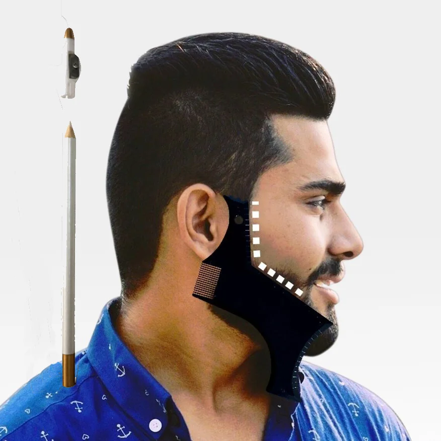 Набор мужских карандашей для бороды и расчески набор инструментов