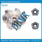 MFPN66 градус 50 мм 63 мм 80 мм тяжелый режущий фрезерный станок высокого качества PNMU0905 карбидная вставка двухсторонний резак фрезеровочный станок с ЧПУ