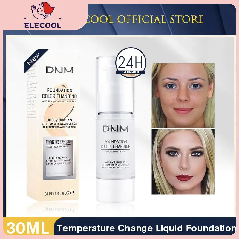 

DNM 30ml Temperature Change Liquid Foundation Moisturizing Lasting Concealer Face Primer Makeup Hydrating Brighten Cream