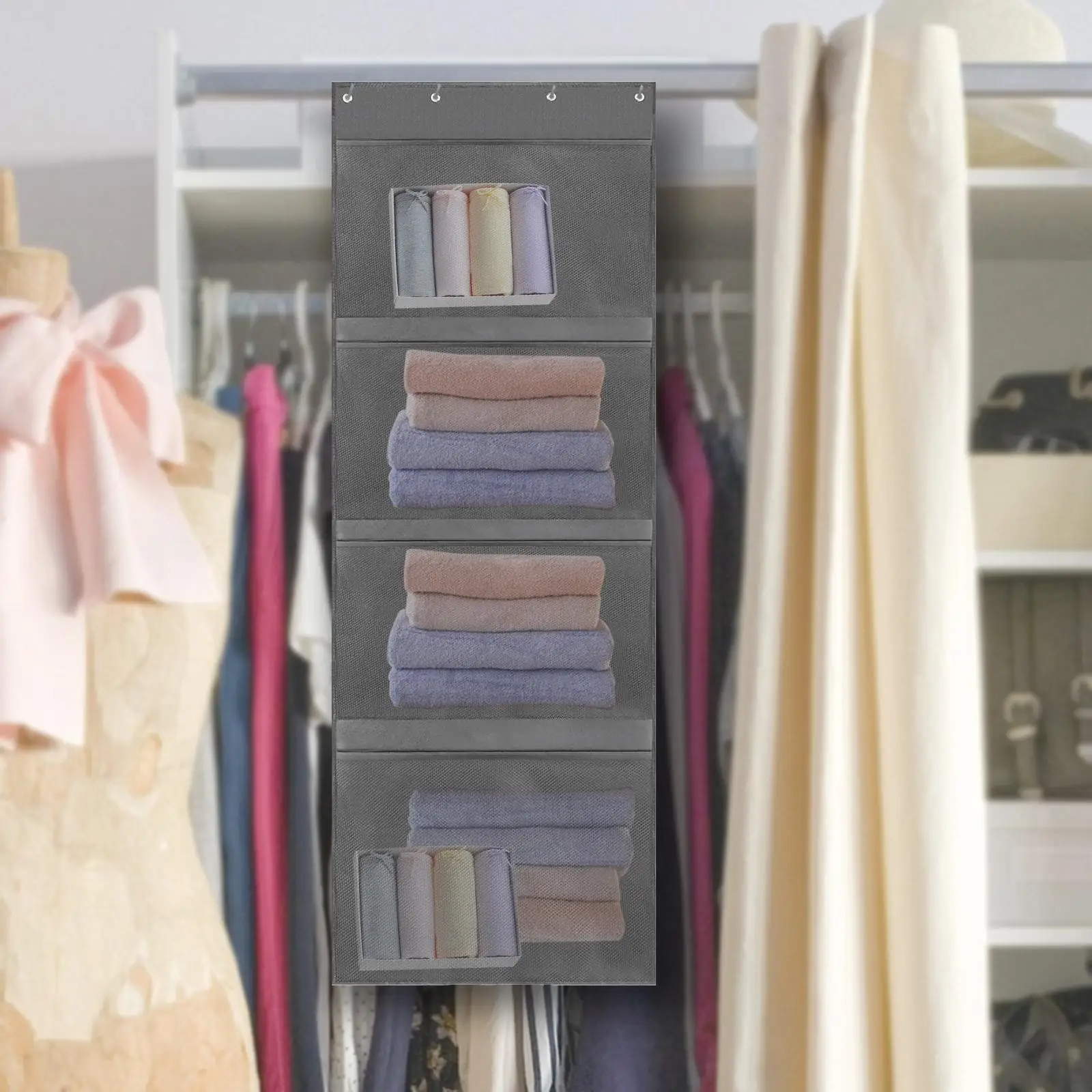 

Classified Organizing Pouch Kids Toys Decoration Oxford Cloth Breathable Multifunctional Containers for Bedroom Playroom Pantry