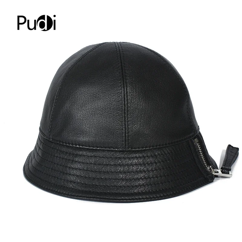 Женская кепка Pudi из натуральной кожи 2021 новый стиль солнцезащитные кепки для