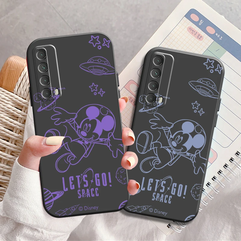

Disney Mickey Mouse Phone Case For Huawei Honor 7A 7X 8 8X 8C 9 V9 9A 9X 9 Lite 9X Lite Black Coque Soft Silicone Cover Back