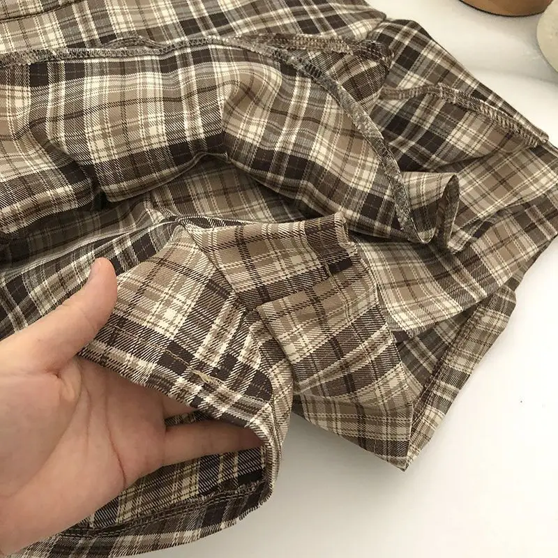 Мини-юбка с высокой талией в американском стиле