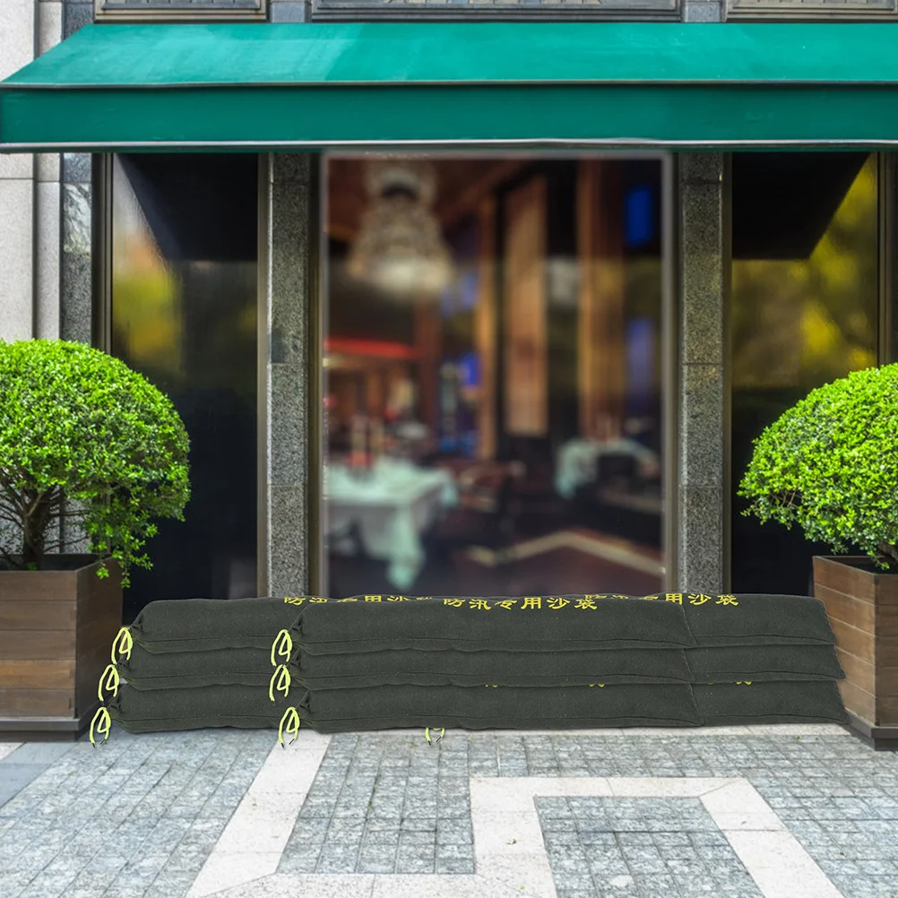 2 шт. мешки с песком для борьбы наводнениями защитные барьеры дверей зеленый