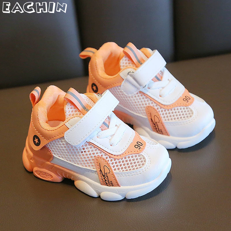 

Children Summer New Sneakers Girls Boys Breathable Mesh Running Shoes Toddler Walking Shoes Kids Non-slip Outdoor Senakers