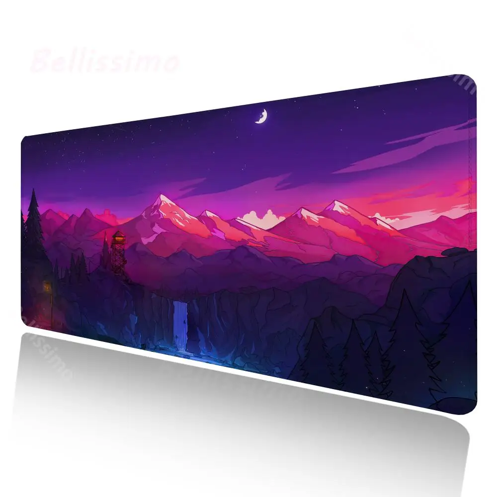 Forest Fire watch Firewatch Коврик для мыши Аниме игровые коврики cs lol XXL Домашний HD