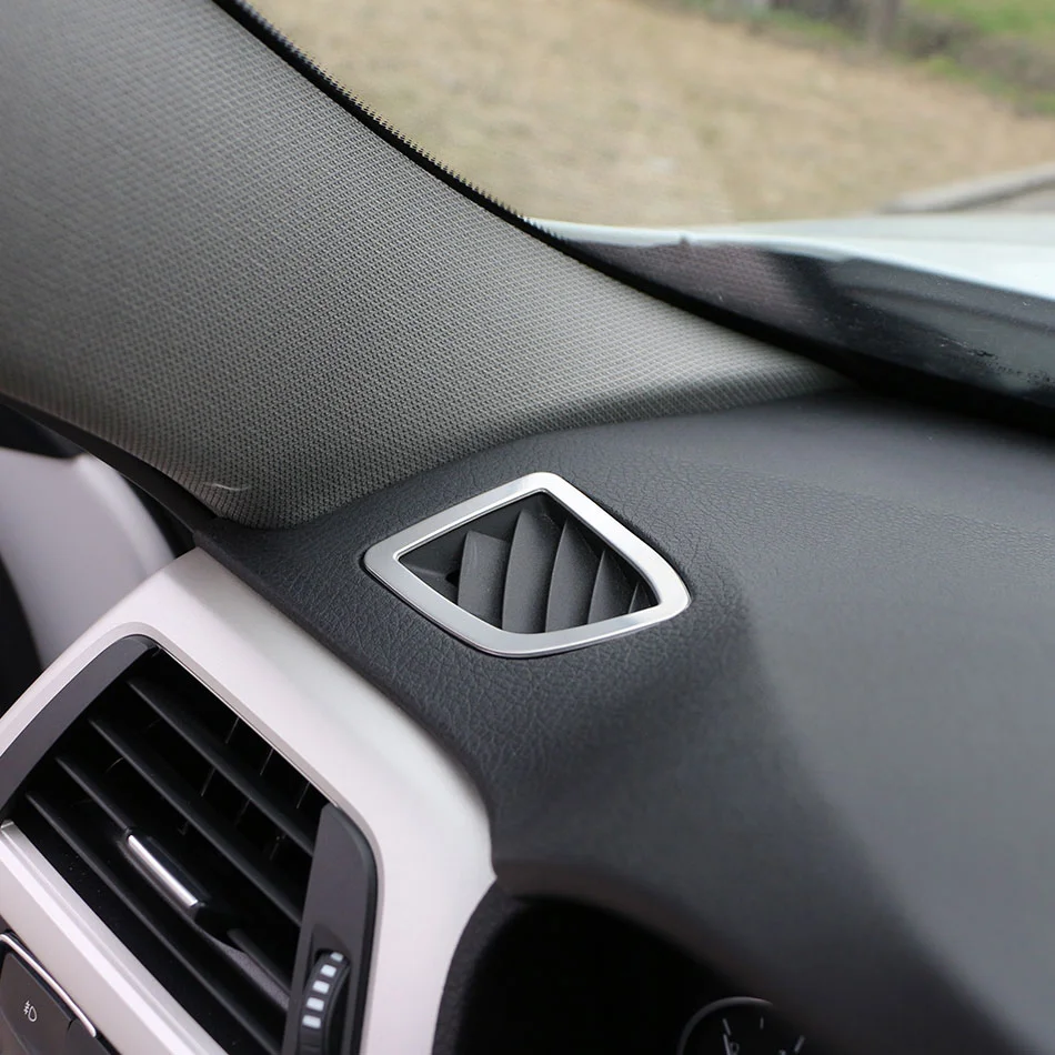 

2 шт./компл. Крышка вентиляционного отверстия рамы приборной панели автомобиля хромированная обшивка ABS для BMW 3 серии F30 316 318 2013-2016