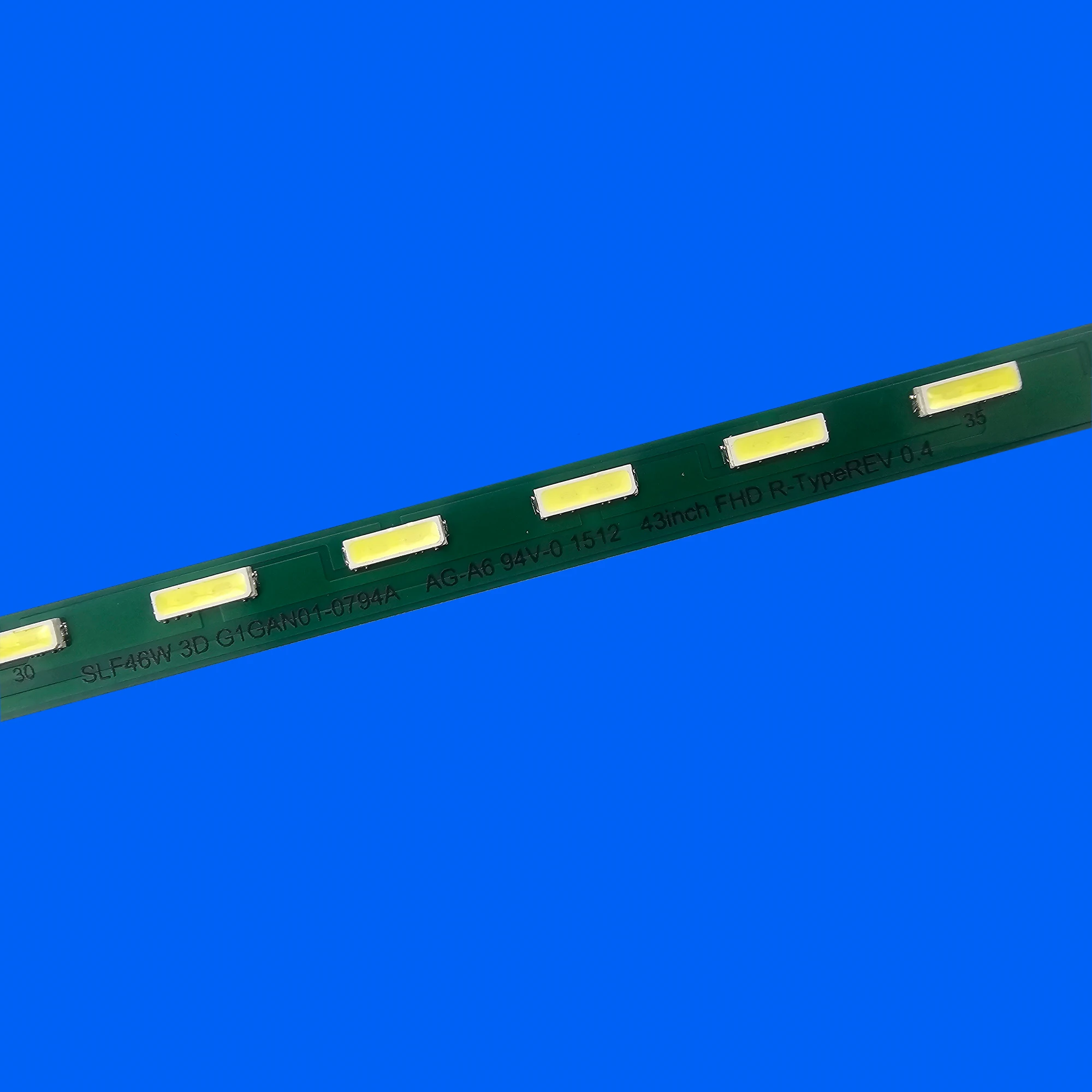 Фото Полосы светодиодной подсветки для 43LF5900 43LF590V 43LF632V 43LH541V 43LH541V-ZD 43LH560V 43LX310-CA 43UF6300 43UF6400-CA G1GAN01-0794A №4