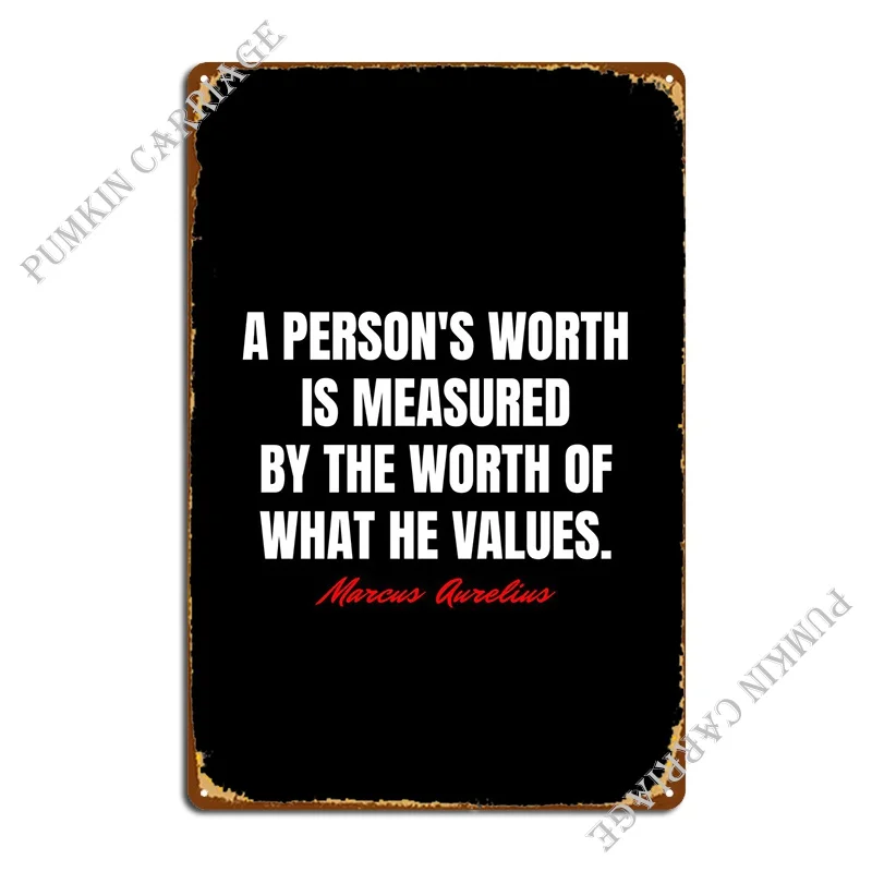 

Маркус аурелис цитаты металлическая вывеска кинотеатр настенный Декор стены клуб создание оловянного знака постер