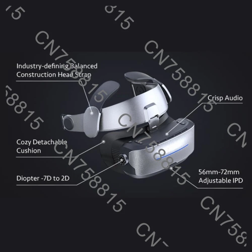 Фото Новые смарт-очки GOOVIS G3 Max для просмотра фильмов в 5K Ultra HD с эффектом 3D-гигантского экрана, 95 дюймов №1