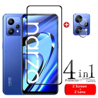 4 in 1 for realme narzo 50 pro 5g glass for oppo realme narzo 50 pro glass screen protector for realme narzo 50 pro lens glass