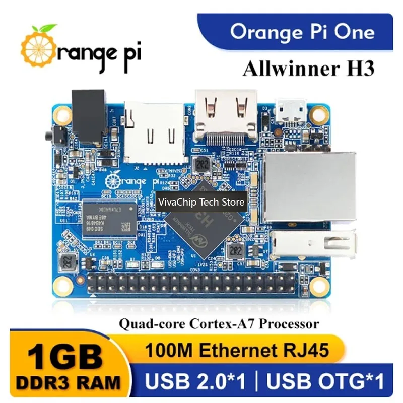 Фото Мини-компьютер VivaChip TechOrange Pi One 1GB H3 Quad-Core с поддержкой Android, Ubuntu, Debian №5
