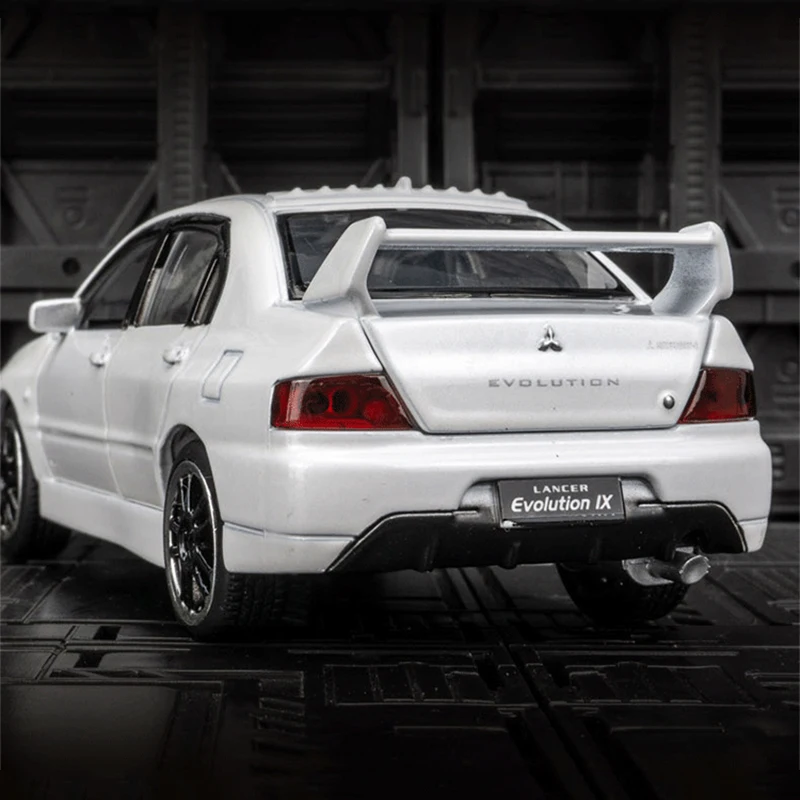 Лидер продаж модель автомобиля из сплава для детей JDM Lancer 9 Evo IX 1:32 Коллекционная