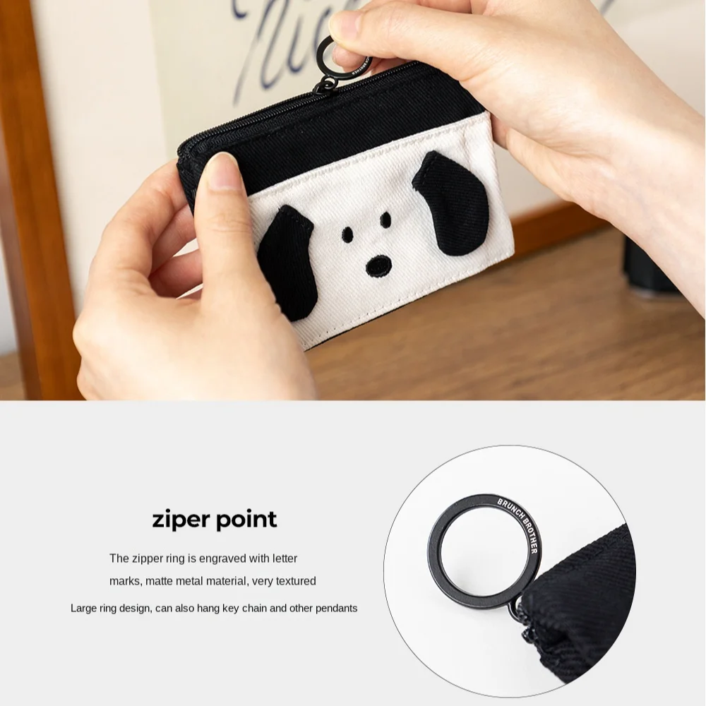 Кошелек для монет с мультяшными животными корейский стиль сумка наушников