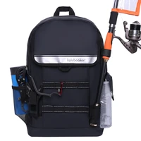 fishing backpack tackle storage bag fishing gear pack with rod holders trout fishing outdoor sports camping hiking