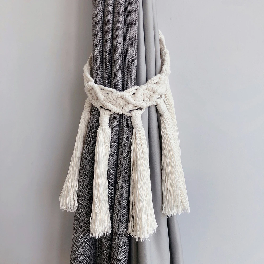 

1 шт., тканый трос для штор в стиле бохо