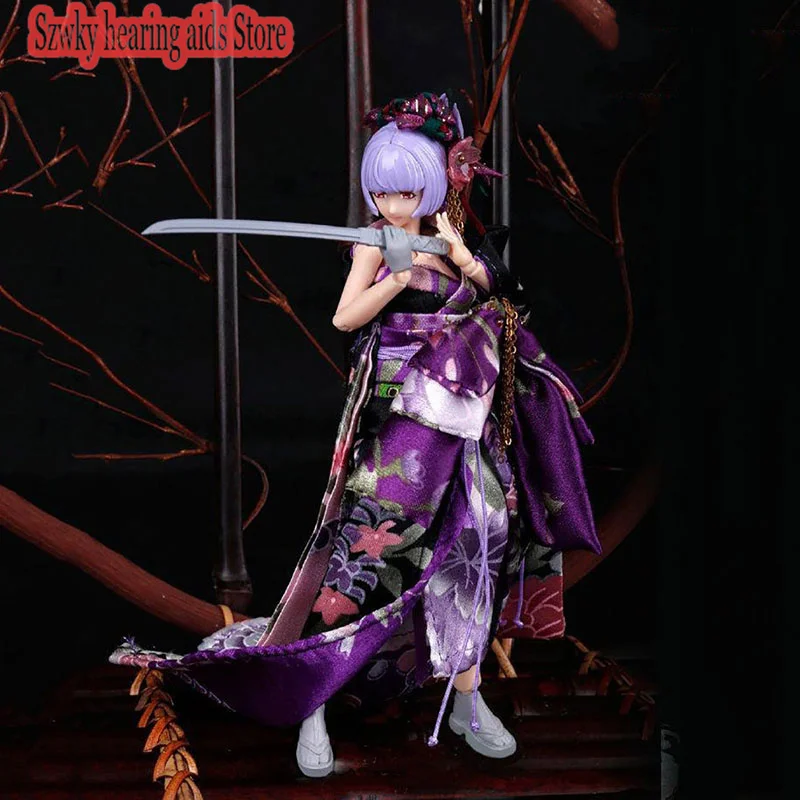 

Eastern Model 1/12 ATK Girls Series Kimono Costume Clothes Accessories Model Fit 15cm Chinese Divine Beasts Action Figure Body