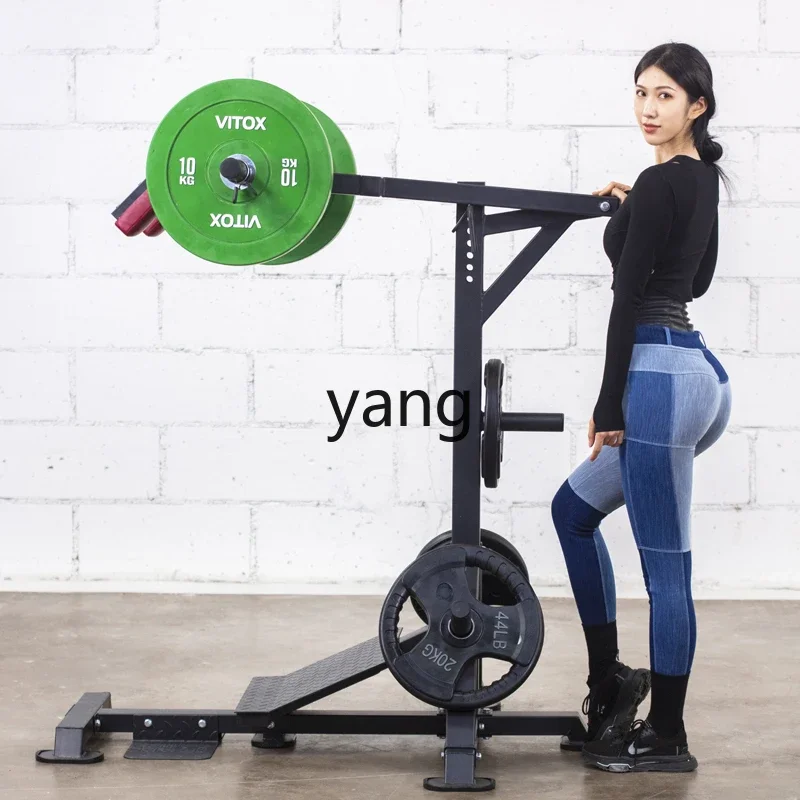 Машина для приседаний xyy рычаг штанги тренажер подъемный бедер фитнес