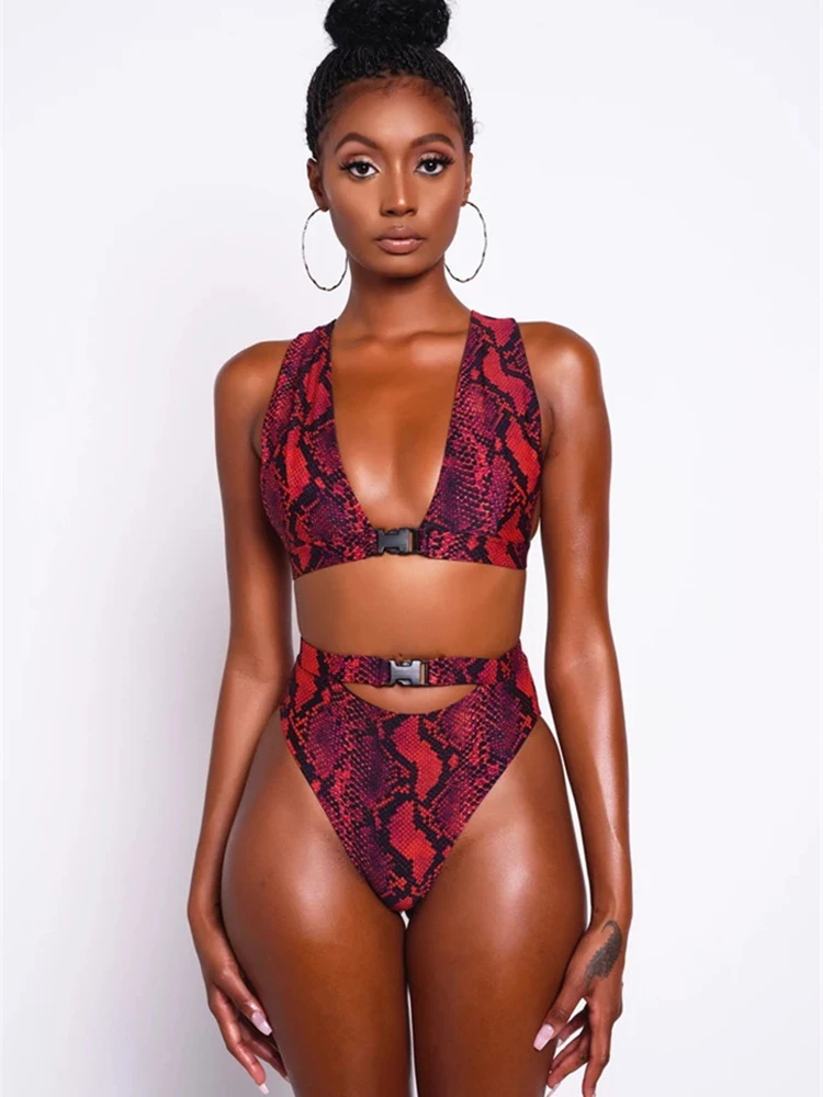 

Комплекты бикини, женский купальник, бюстгальтер и трусики, купальный костюм, летняя Новинка, модный сексуальный бразильский купальник с вы...