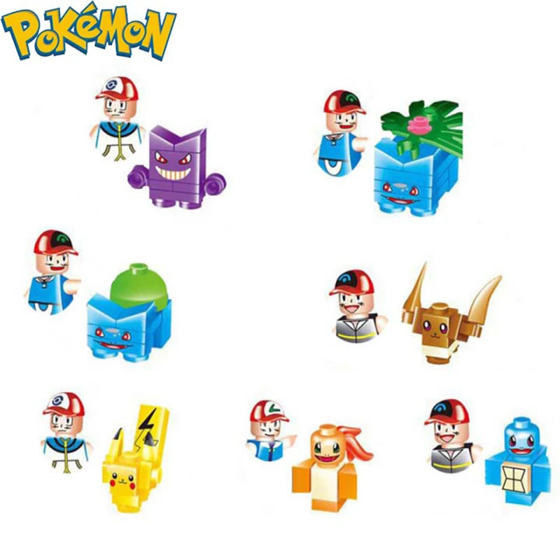 

Детский конструктор «Покемон Пикачу», 7 шт./компл.