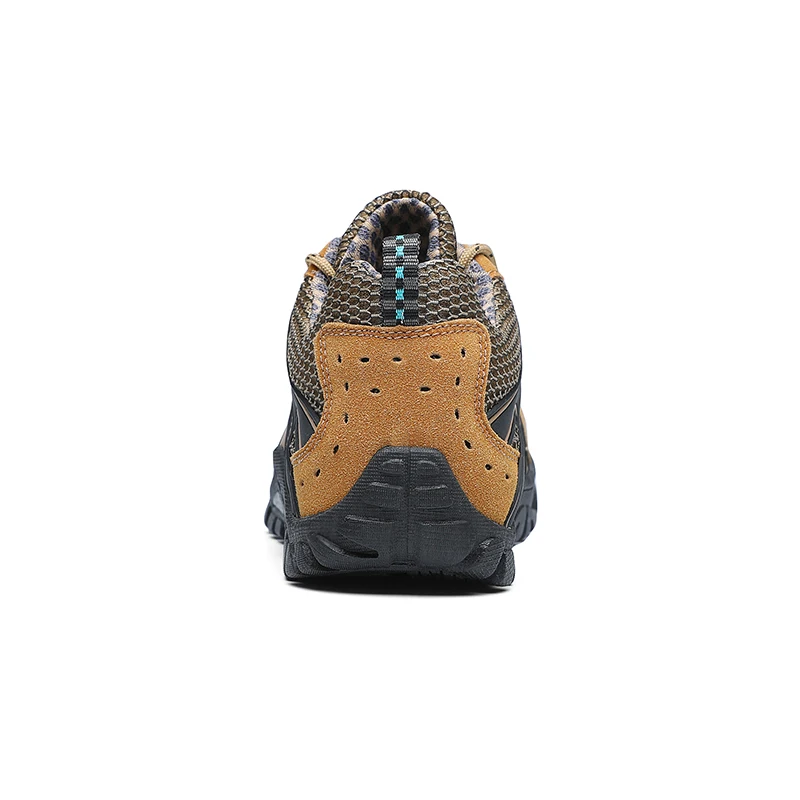 JIEMIAO New Summer Mesh Breathable Hiking Shoes Men Sneakers Outdoor Trail Trekking Mountain Climbing Sports Shoes for Male