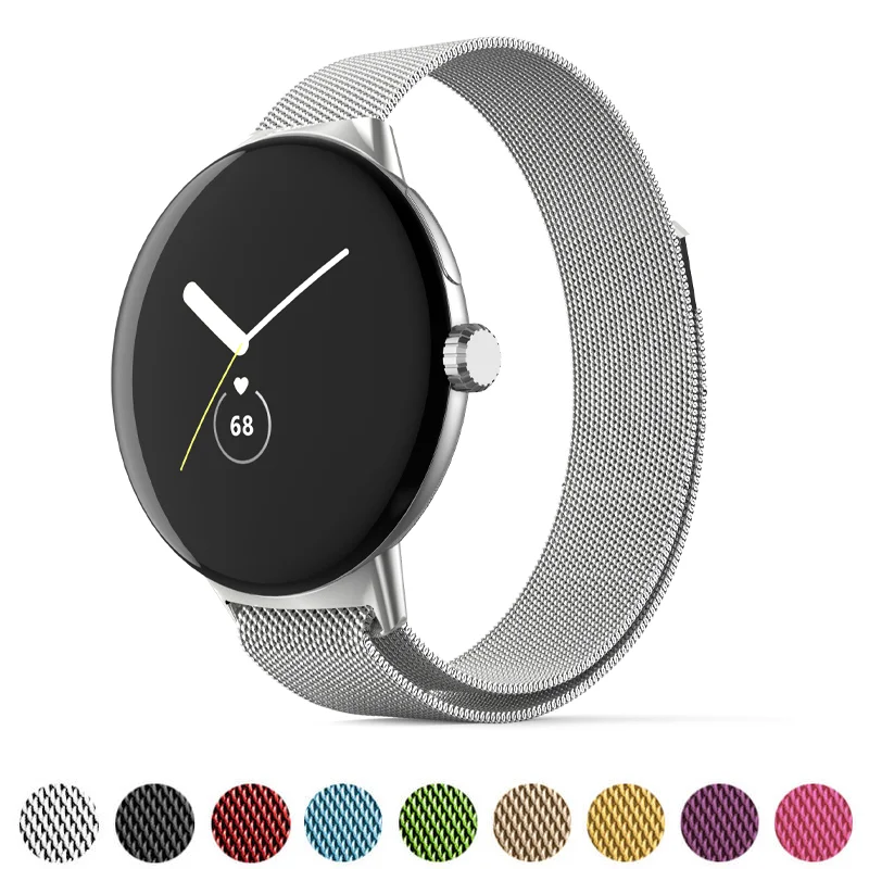 

metal Loop For Google Pixel Watch band Metal stainless steel Replacement bracelet correa for Pixel Watch Band accessories