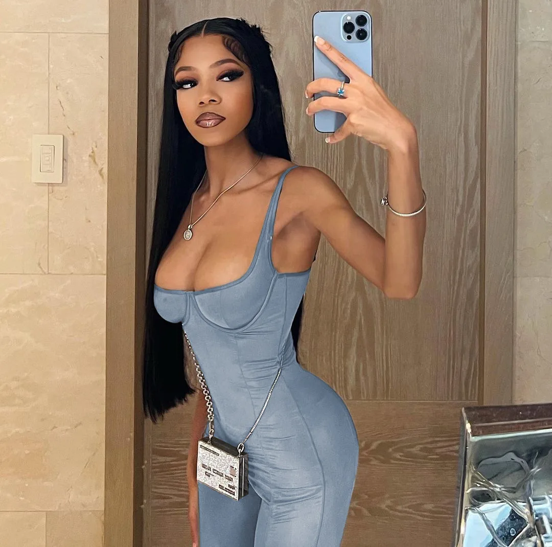 DSMTRC 2024 женская летняя одежда Y2k однотонная уличная комбинезон с ярким лицом