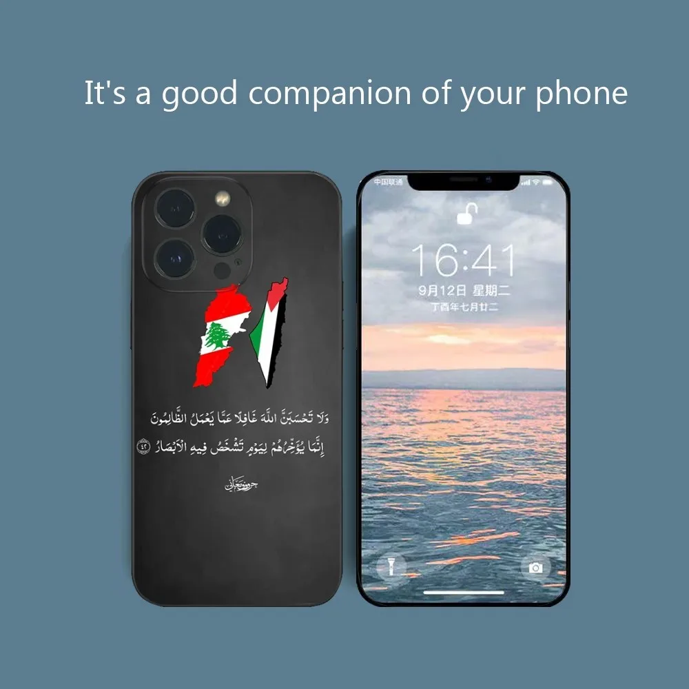 Lebanese flag map passport Phone Case For iPhone16 15 14 13 12 Mini 11 Pro XS Max X XR SE5 6 7 8 Plus Soft Silicone Cover