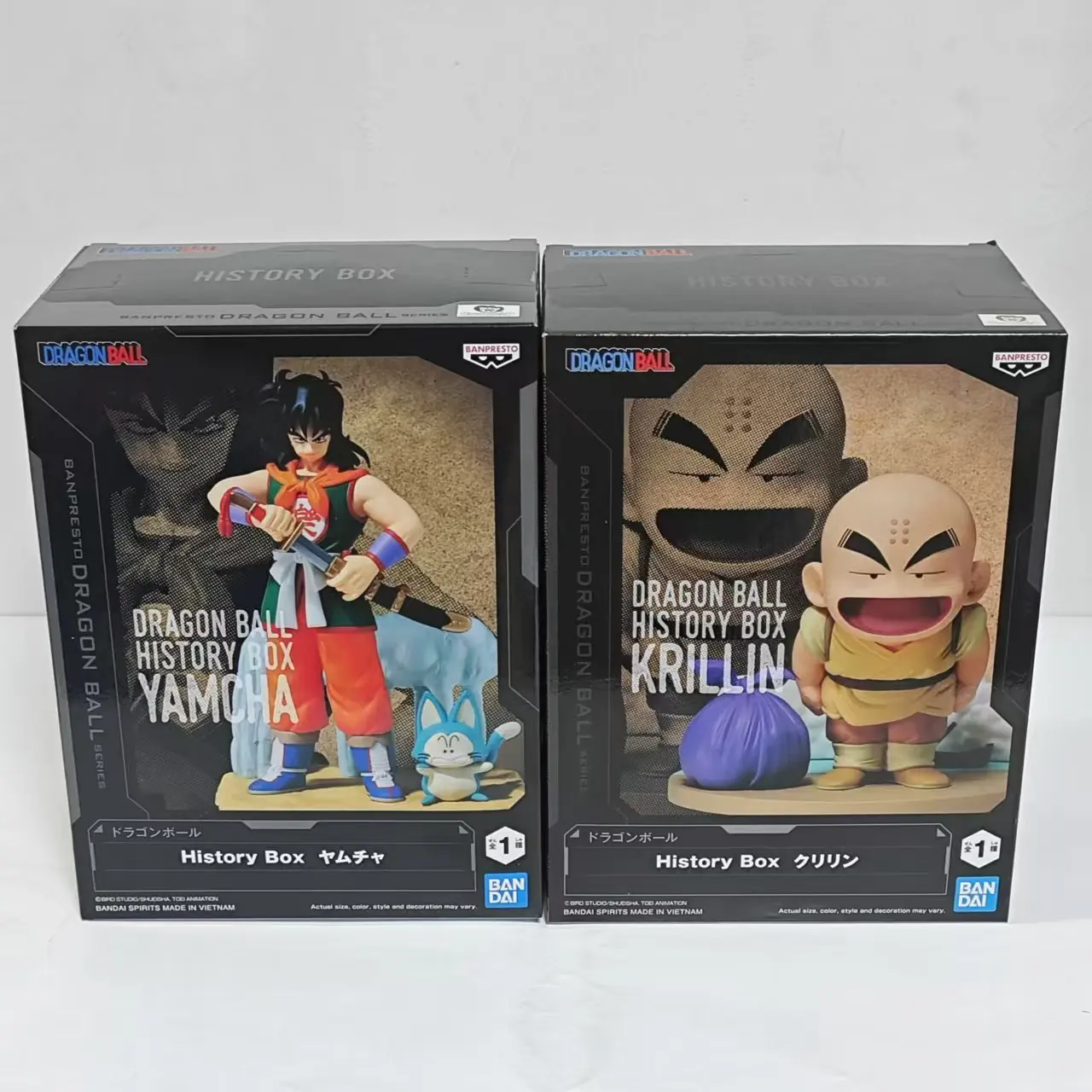 Фото Оригинальная фигурка BANDAI Dragon Ball Z History Box Yamcha Krillin Kuririn, экшн-фигурки, модель, коллекция игрушек №2