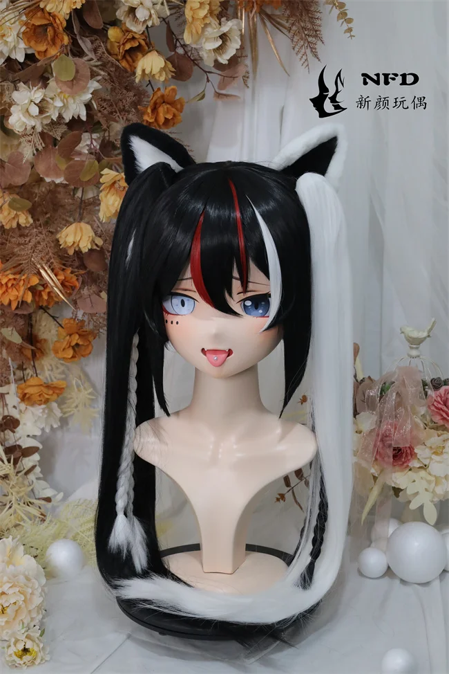 

(NFD012-28) настраиваемая голова с замком красивая женщина/девочка японский анимационный персонаж