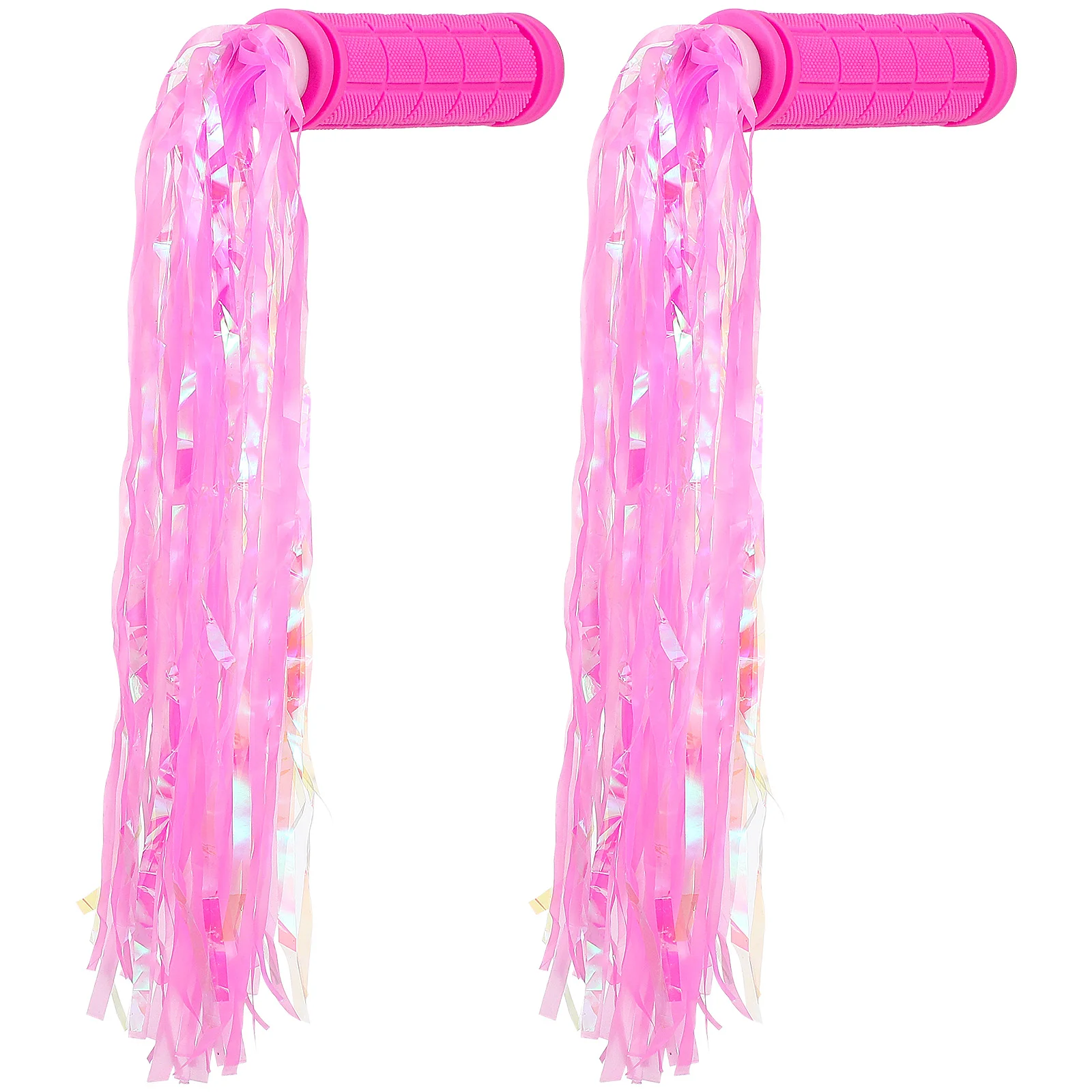 

1 Pair Soft Rubber Handlebar Grips with Bicycle Handlebar Streamers Bicycle Accessories