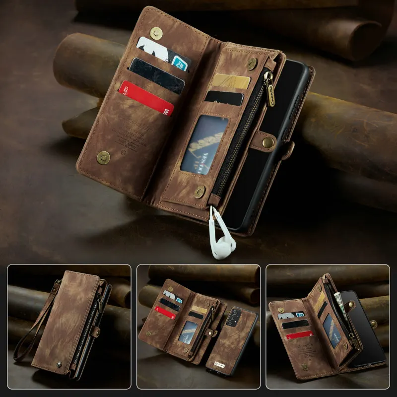 S23 S22 Ultra Case For Samsung A54 5g S22 S21 S20 S10 Plus Note 20 Note10 Case Galaxy S21FE S23 Ultra Case Lanyard Wallet CaseMe